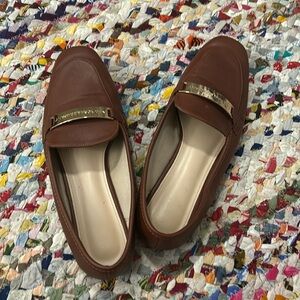 NY&Co brown loafer flats